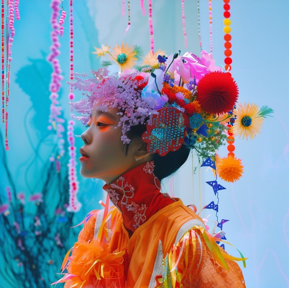 a modern art photograph3
, 💃🎉✨🚺🎶👯, a scene where a group of joyful women gather to dance and celebrate in a colorful, vibrant space filled with decorations and lights. Each individual exudes joy and confidence, with their movements symbolizing freedom and carefreeness. The scene is peppered with symbols of femininity and empowerment, including musical instruments to highlight the role of music as a means of expression. This depiction aims to capture the core messages of Girls Just Want to Have Fun: fun, independence, and the celebratory expression of one‘s identity1